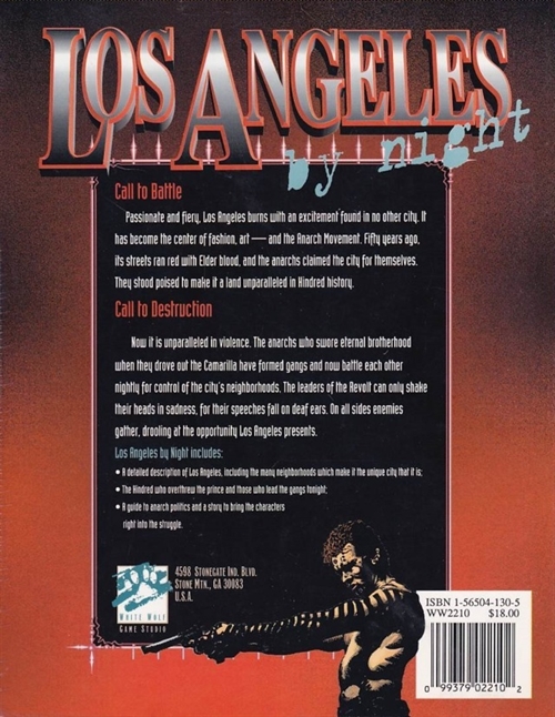 Vampire the Masquerade 2nd Edition - Los Angeles by Night (B Grade) (Genbrug)